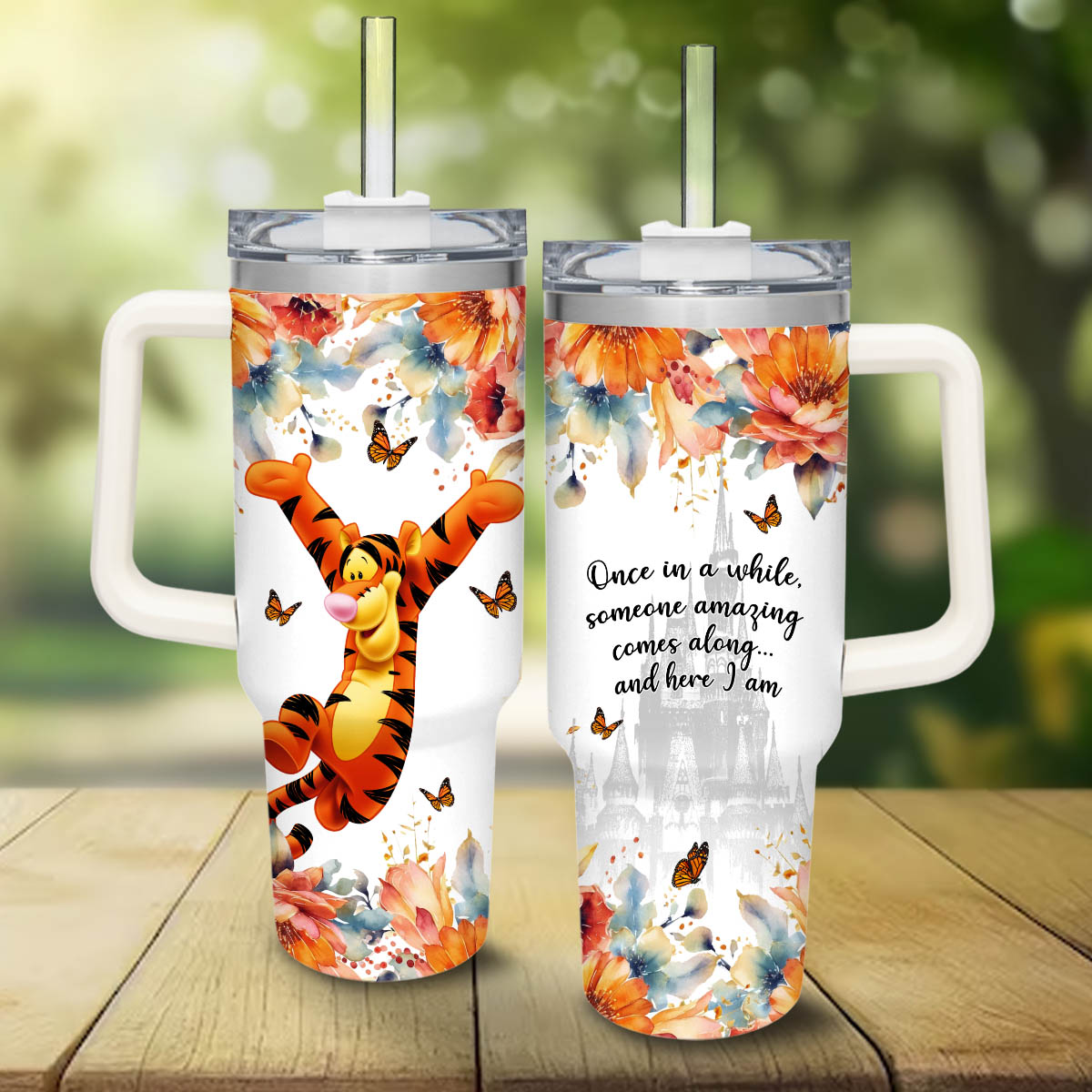 Tigger Winnie the Pooh Cartoon Custom Stanley Cup 40 oz 30 oz Tumbler With HandleTVC2301829