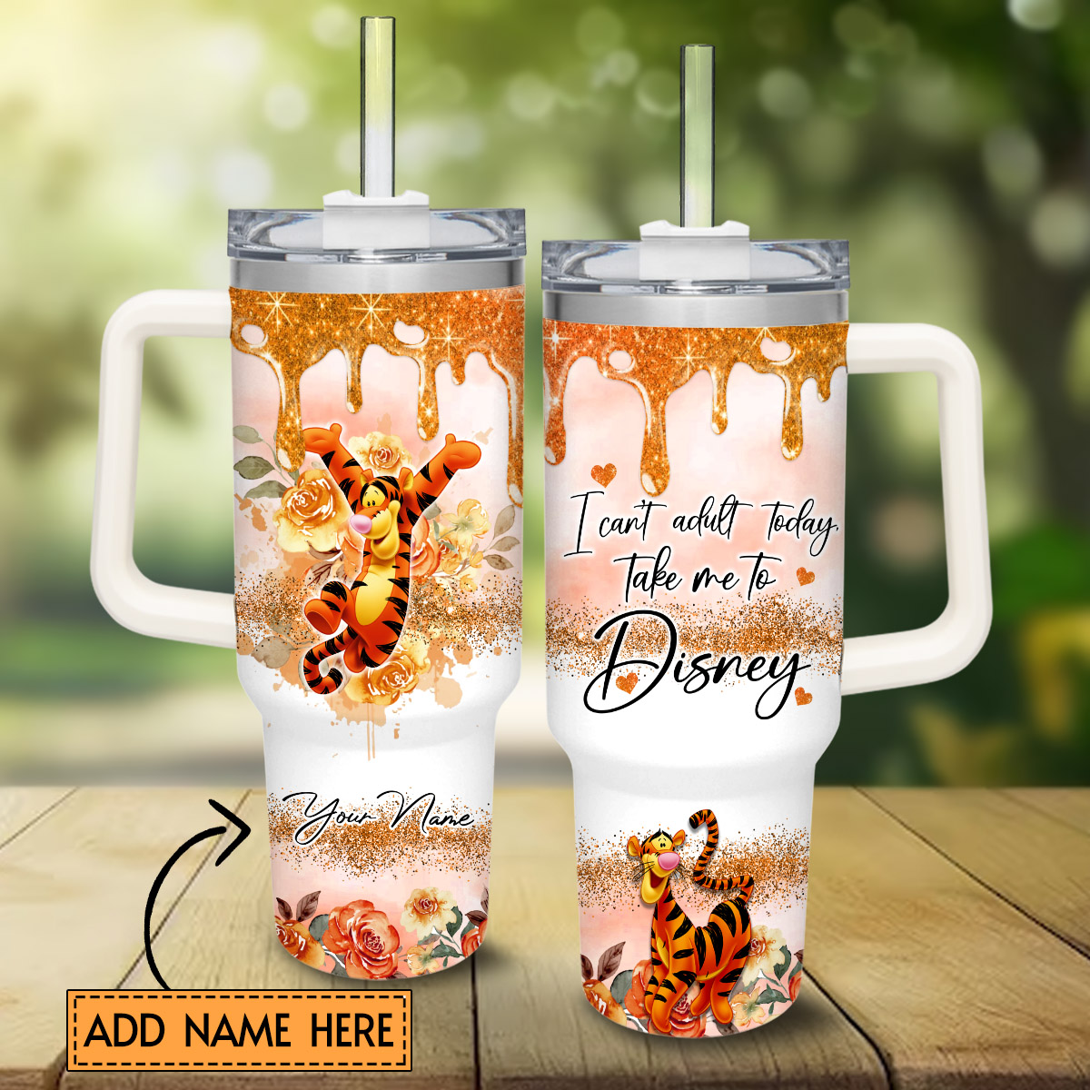 Tigger Winnie the Pooh Cartoon Custom Stanley Cup 40 oz 30 oz Tumbler With HandleTVC2301829
