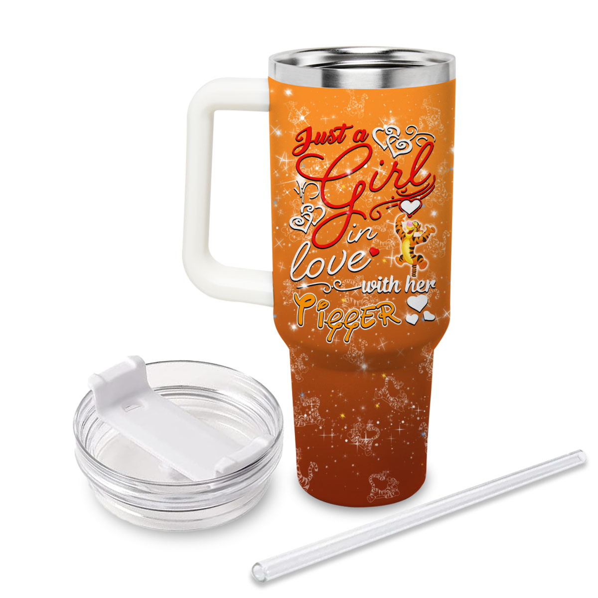 Tigger Winnie the Pooh Cartoon Custom Stanley Cup 40 oz 30 oz Tumbler With HandleTVC2301830 - Image 2