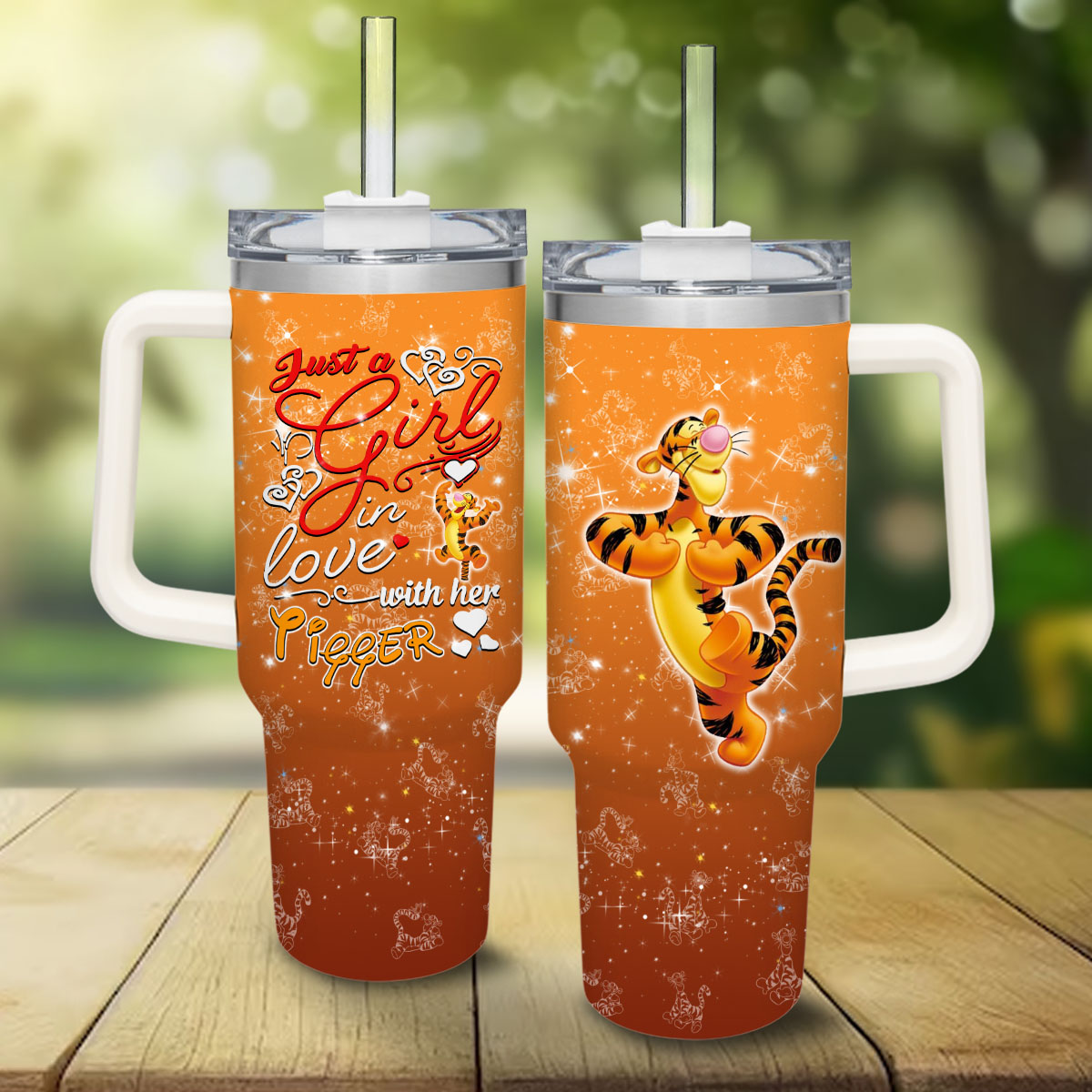 Tigger Winnie the Pooh Cartoon Custom Stanley Cup 40 oz 30 oz Tumbler With HandleTVC2301830