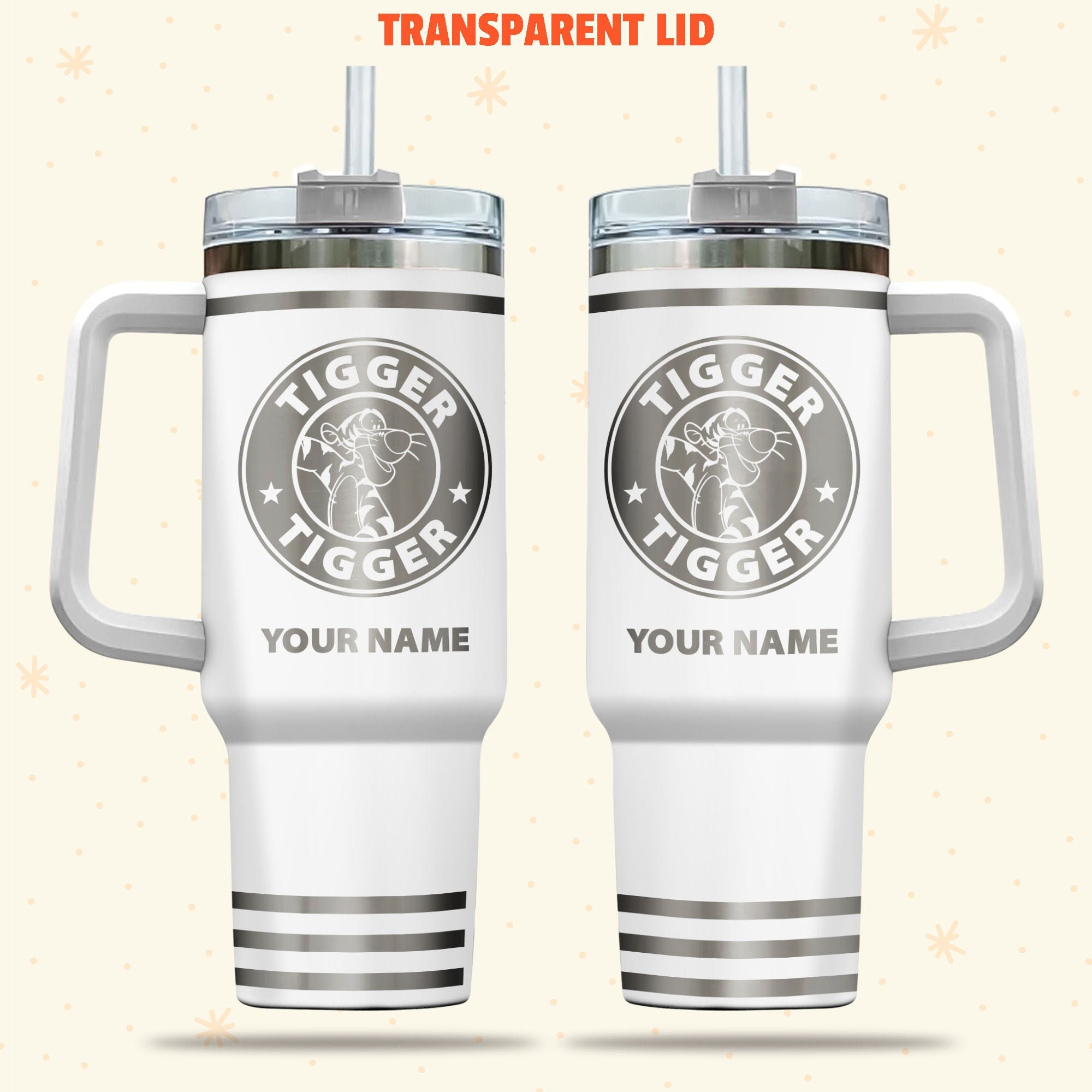 Tigger Winnie The Pooh Disney Cartoon Custom Stanley Cup 40 oz 30 oz Tumbler With HandleTVC2301982