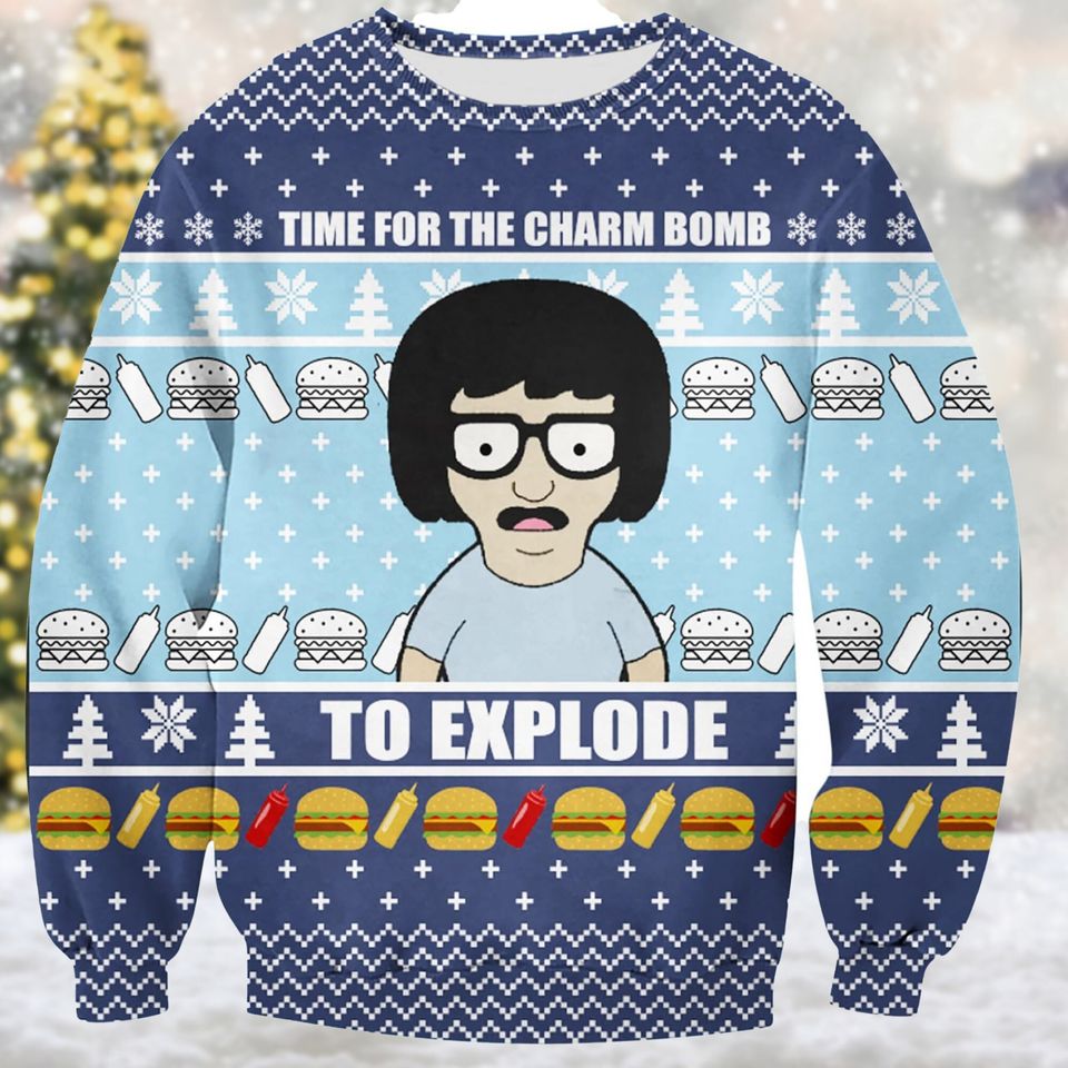 Time For The Charm To Explode Shirt, US Movie Ugly Christmas Sweater