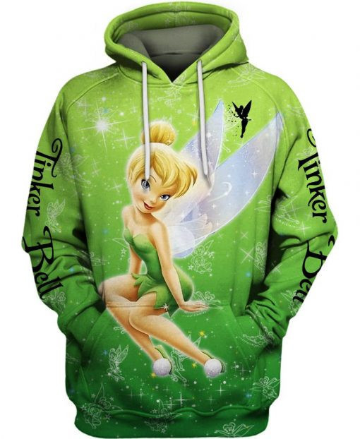 Tinker Bell 3D All Over Print Hoodie, Zip Hoodie