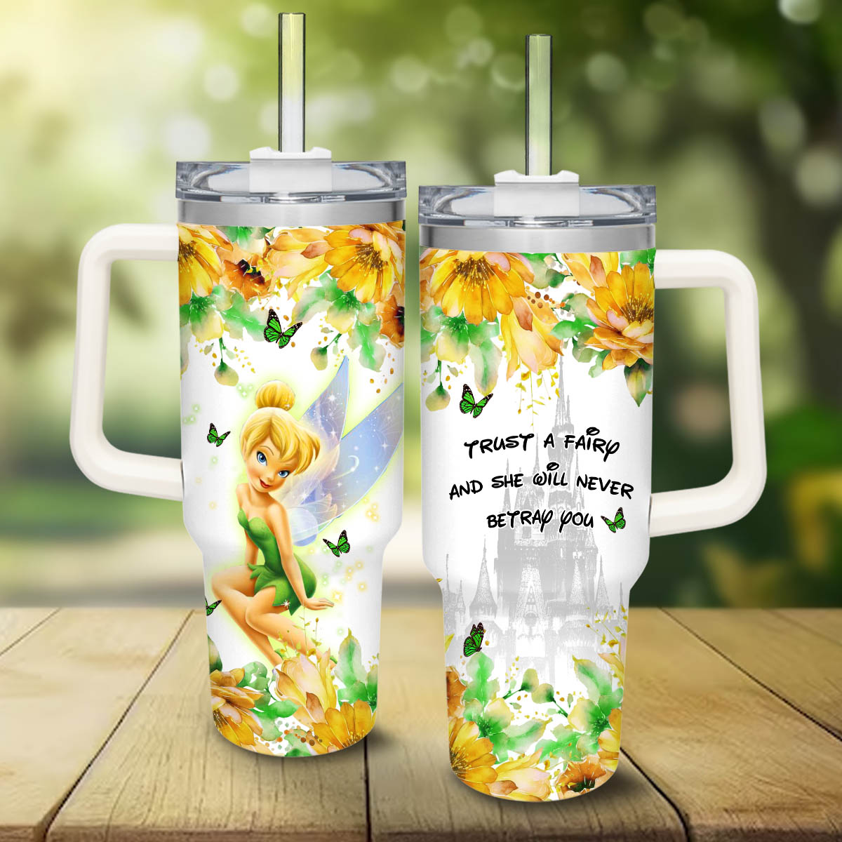 Tinker Bell Cartoon Custom Stanley Cup 40 oz 30 oz Tumbler With HandleTVC2301829