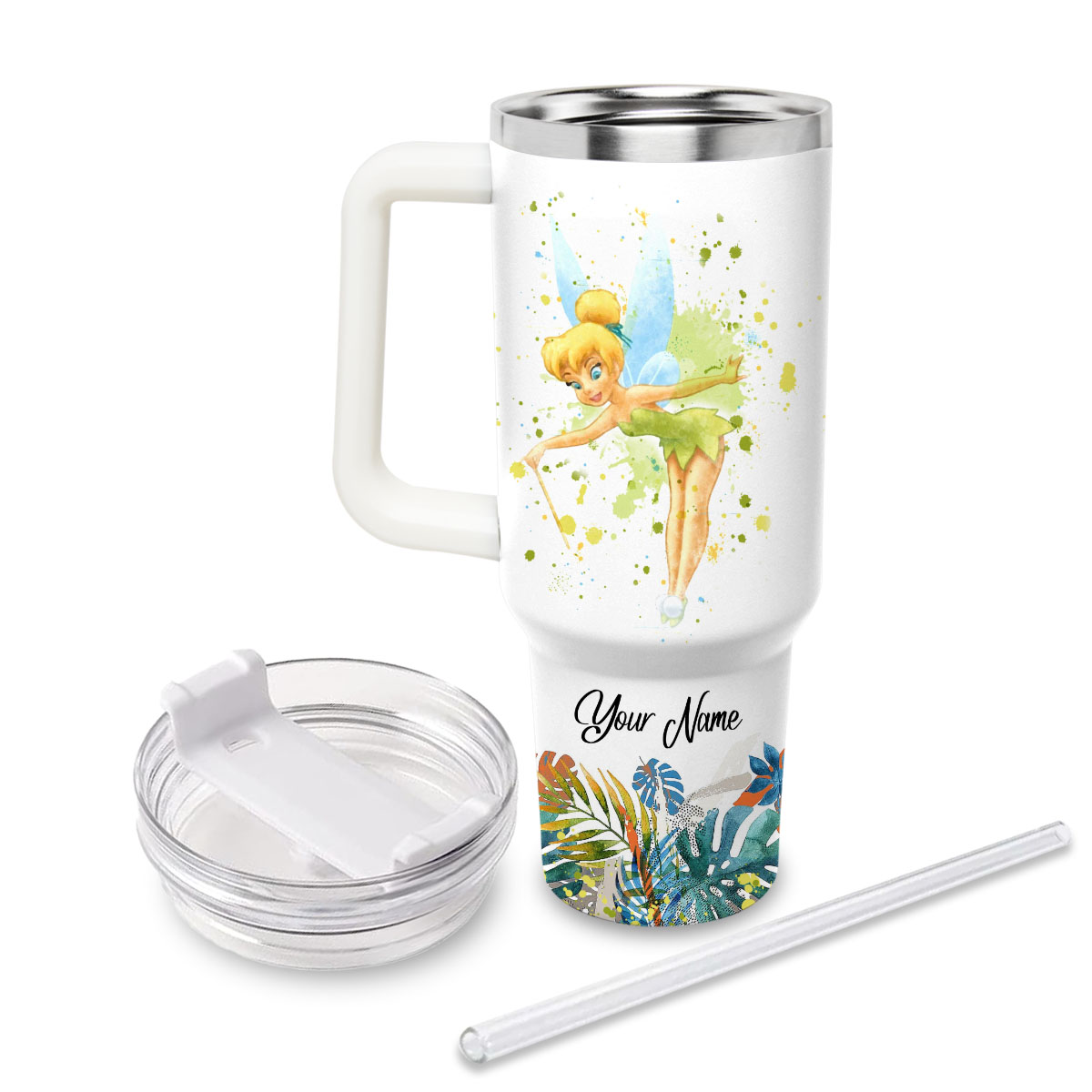 Tinker Bell Cartoon Custom Stanley Cup 40 oz 30 oz Tumbler With HandleTVC2301829 - Image 2