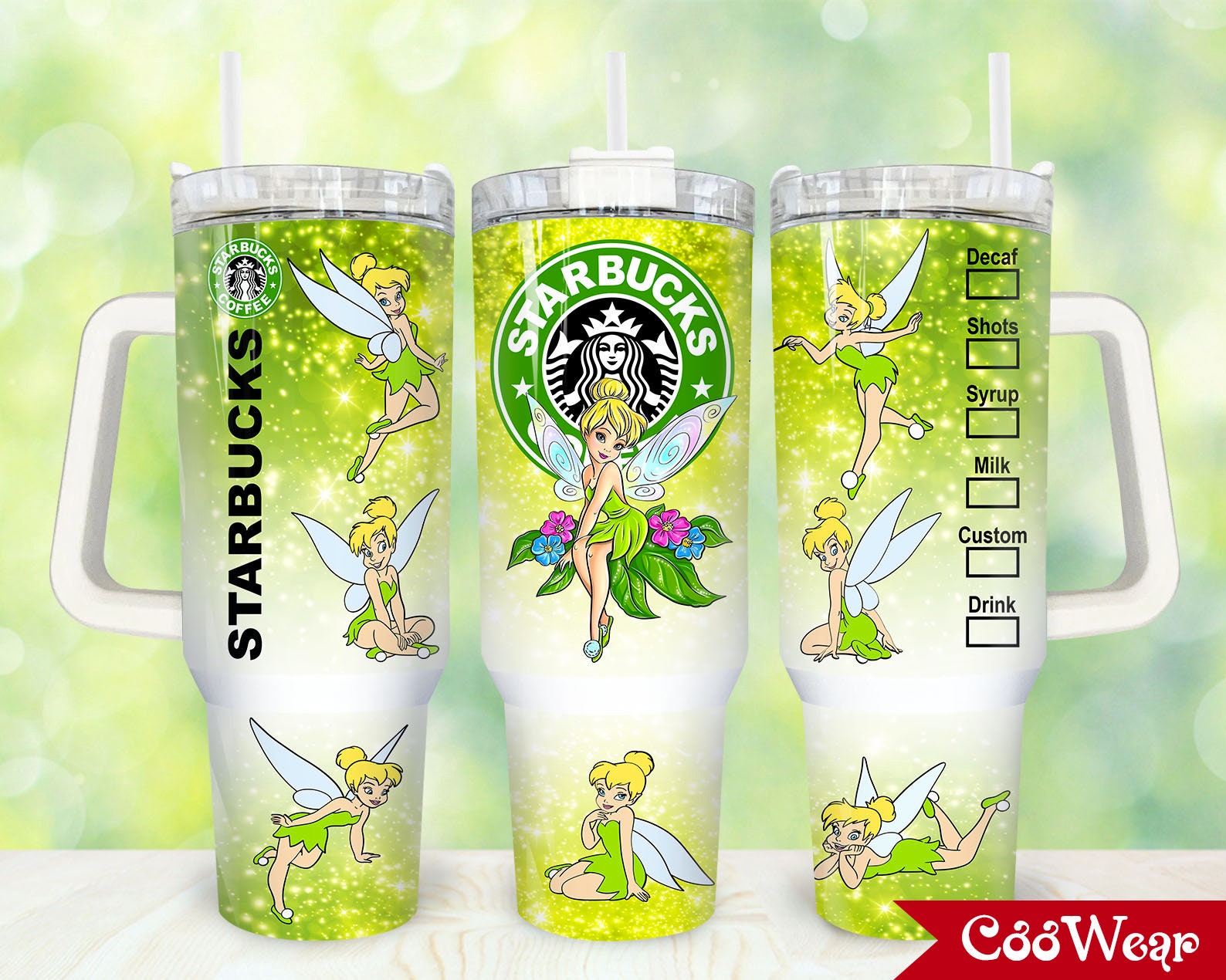 Tinker Bell Cartoon Custom Stanley Cup 40 oz 30 oz Tumbler With HandleTVC2301857