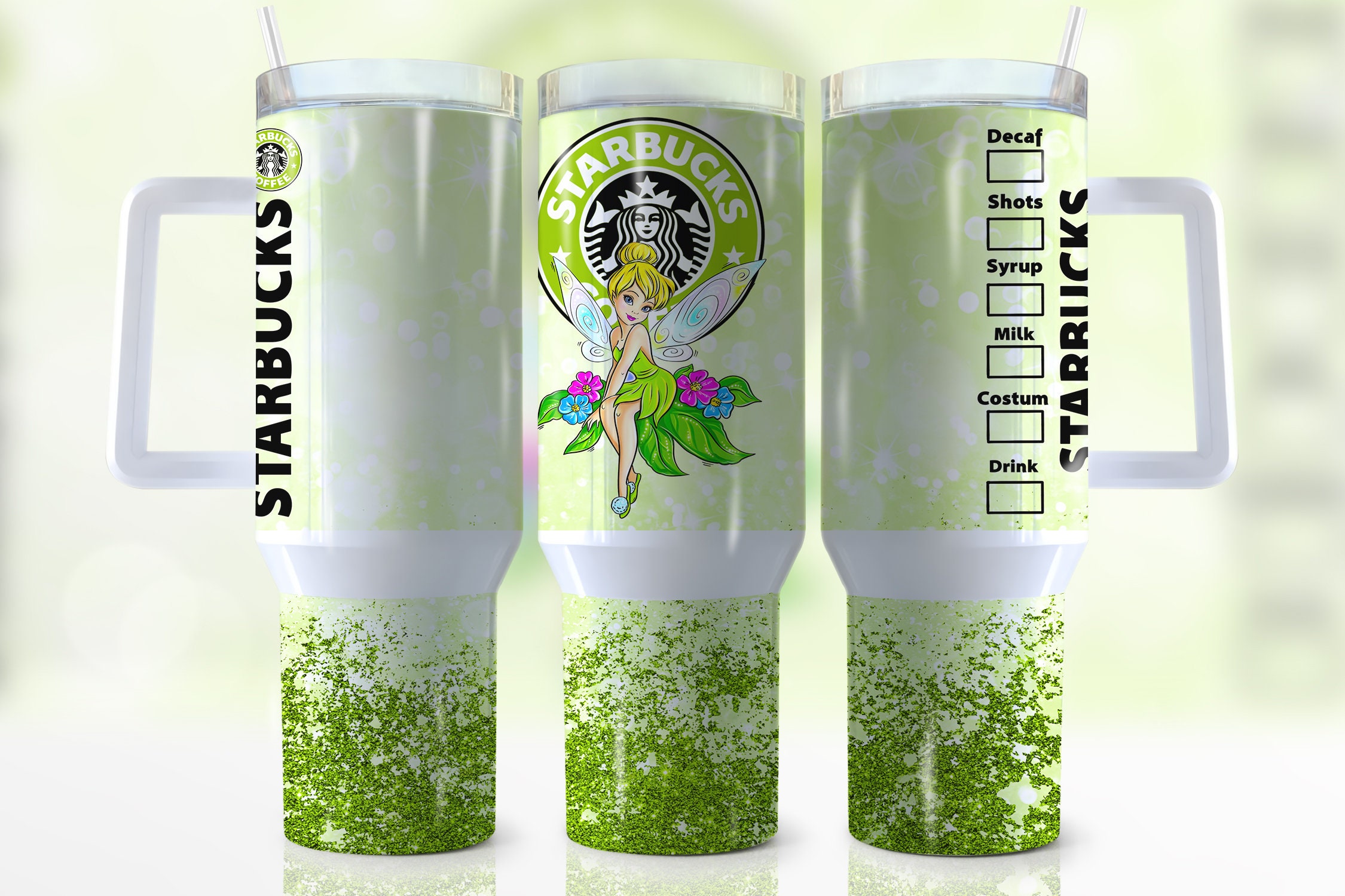 Tinker Bell Disney Cartoon Custom Stanley Cup 40 oz 30 oz Tumbler With HandleTVC2301942