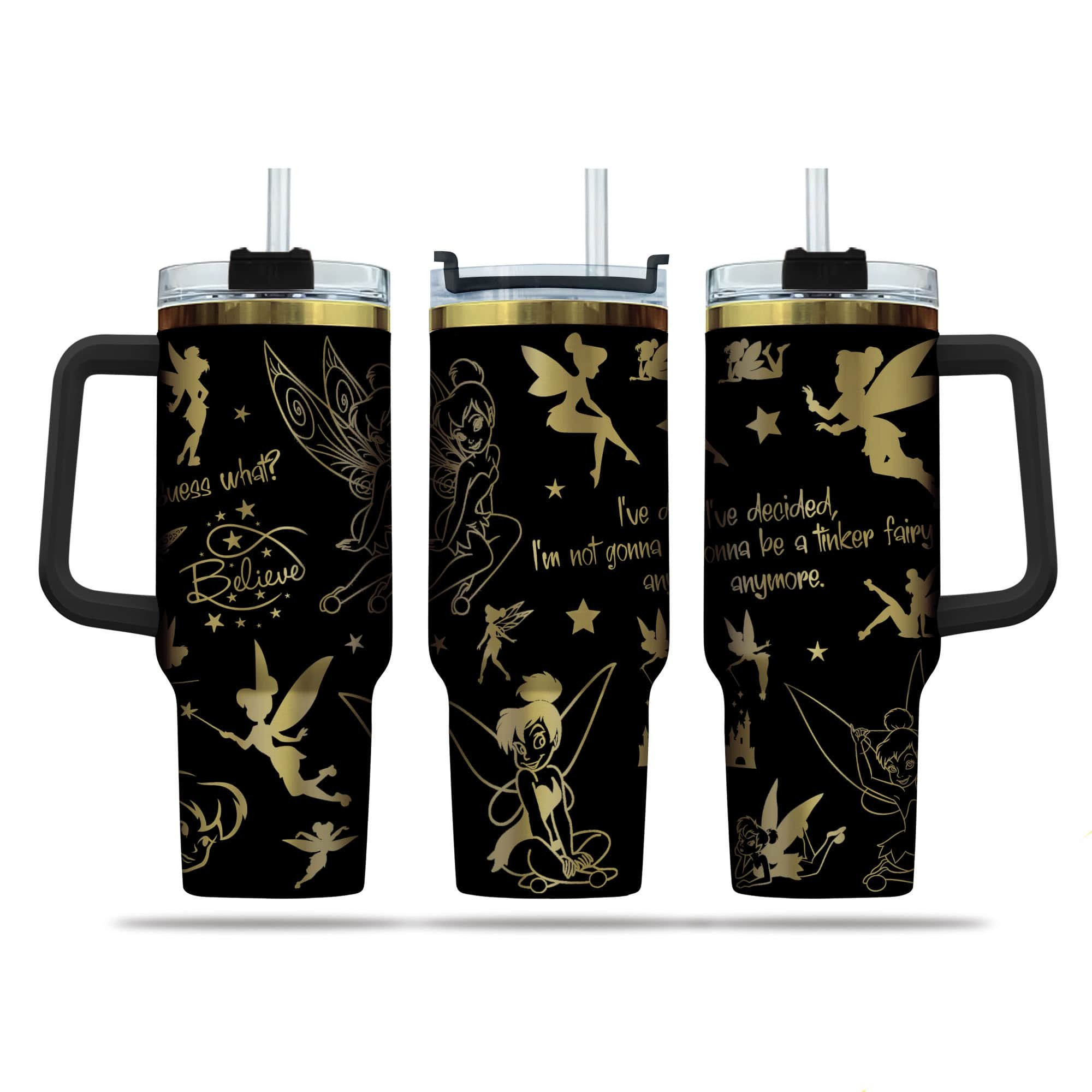 Tinkerbell Cartoon Custom Stanley Cup 40 oz 30 oz Tumbler With HandleTVC2301763