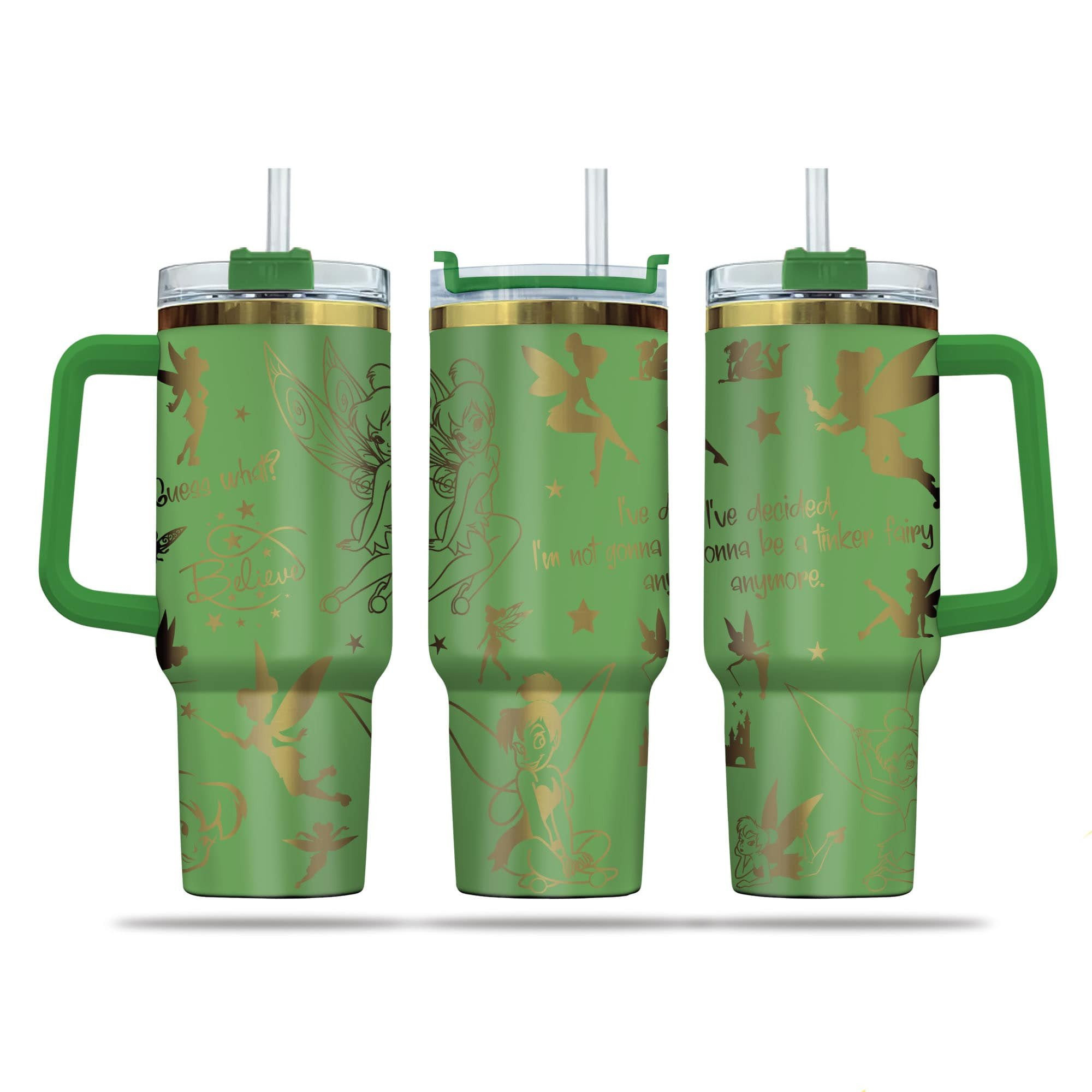 Tinkerbell Cartoon Custom Stanley Cup 40 oz 30 oz Tumbler With HandleTVC2301763