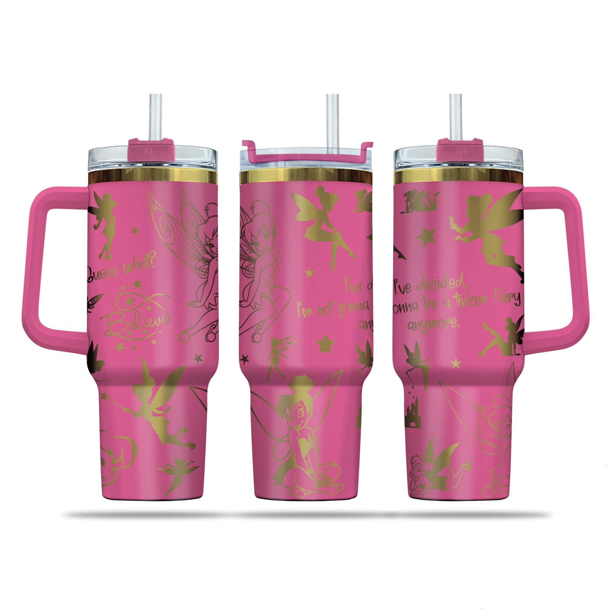 Tinkerbell Cartoon Custom Stanley Cup 40 oz 30 oz Tumbler With HandleTVC2301763