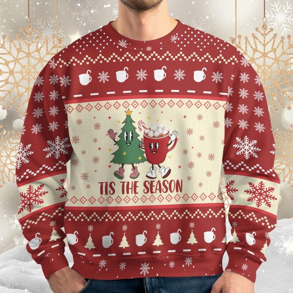 Tis The Season Christmas Tree Sweater