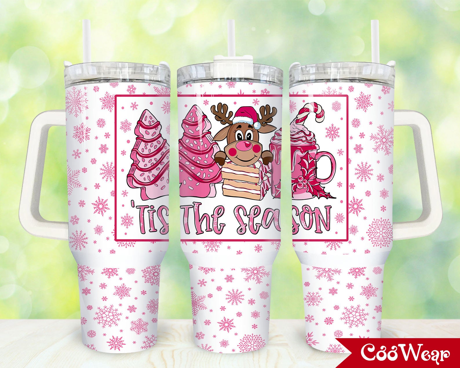 Tis The Season Custom Stanley Cup 40 oz 30 oz Tumbler With HandleTVC2301866