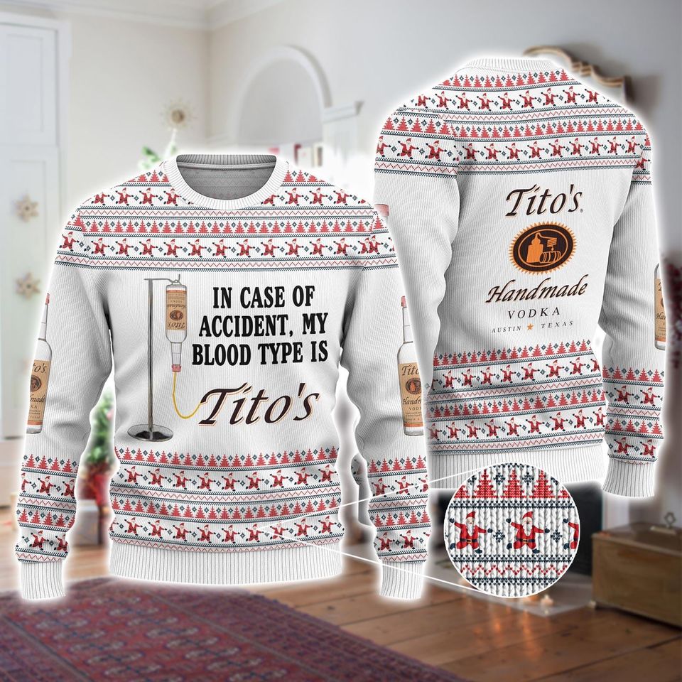 Tito Sweater Christmas, TITO'S Handmade Vodka Sweater