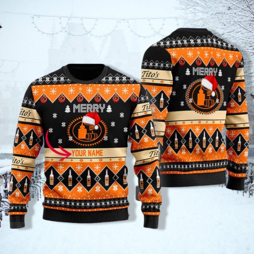 Tito Vodka Christmas Sweater, Vodka Lover Shirt, Ugly Sweaters For Women Man