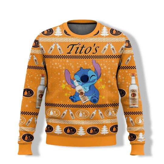 Tito Vodka Ugly Sweater, Merry Christmas Men Sweater, Vodka Lover Gift - Image 9