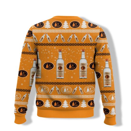 Tito Vodka Ugly Sweater, Merry Christmas Men Sweater, Vodka Lover Gift - Image 10