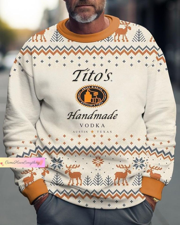 Tito's Christmas Sweatshirt, Tito Sweatshirt, Tito Vodka Sweatshirt