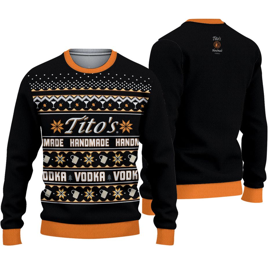 Titos Handmade Vodka Ugly Christmas Sweater