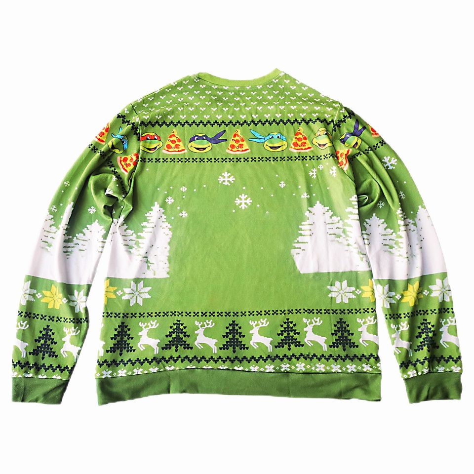 TMNT Teenage Mutant Ninja Turtles Ugly Christmas Sweater - Image 2