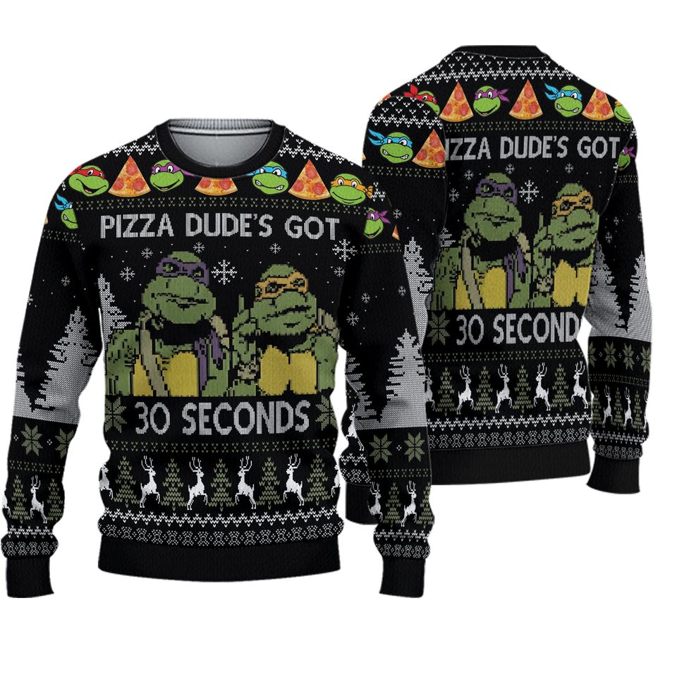 TMNT Teenage Mutant Ninja Turtles Ugly Christmas Sweater