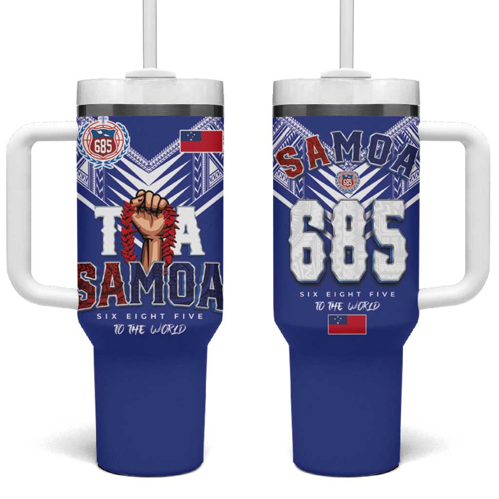Toa Samoa Rugby Six Eight Five to The World Custom Stanley Cup 40 oz 30 oz Tumbler With HandleTVC2301372