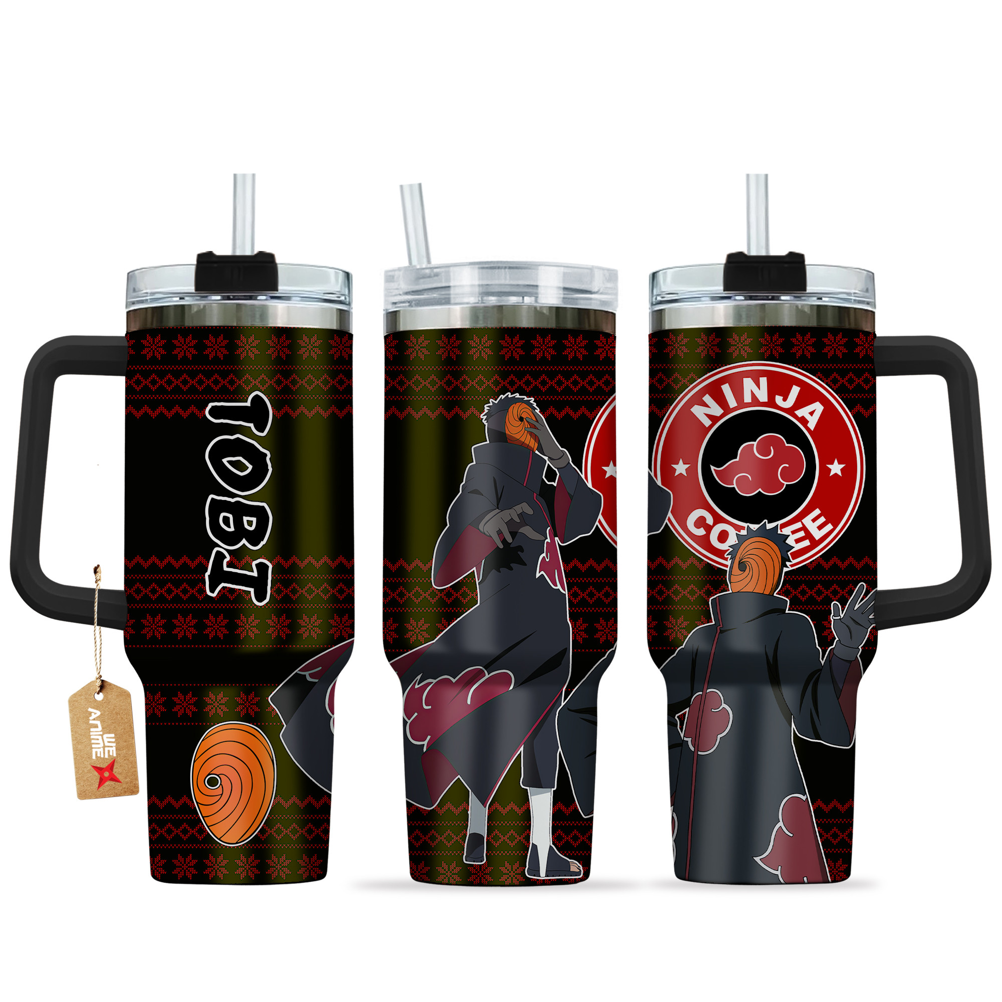 Tobi Naruto Anime Custom Stanley Cup 40 oz 30 oz Tumbler With HandleTVC2301163