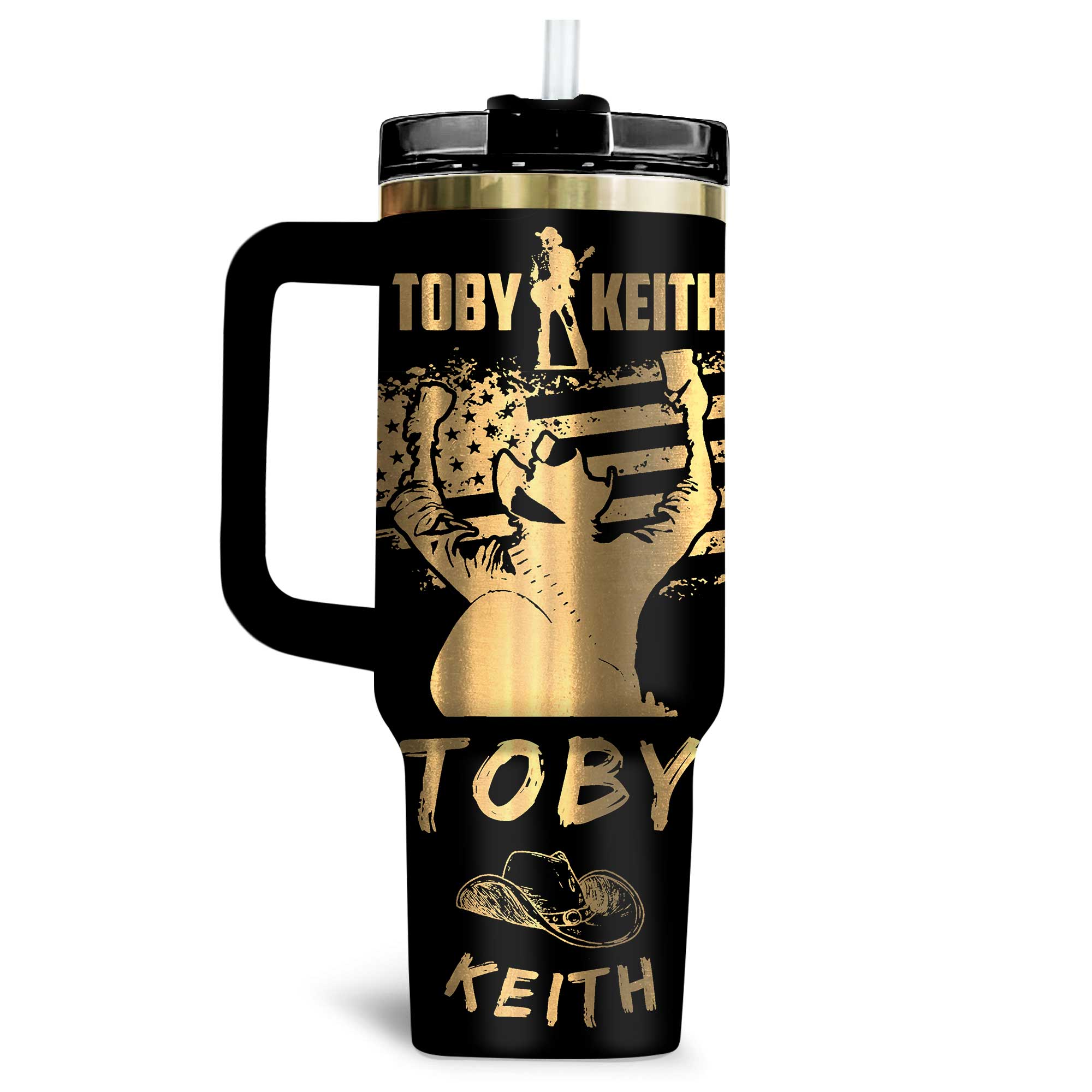 Toby Keith Music Custom Stanley Cup 40 oz 30 oz Tumbler With HandleTVC2301177 - Image 3