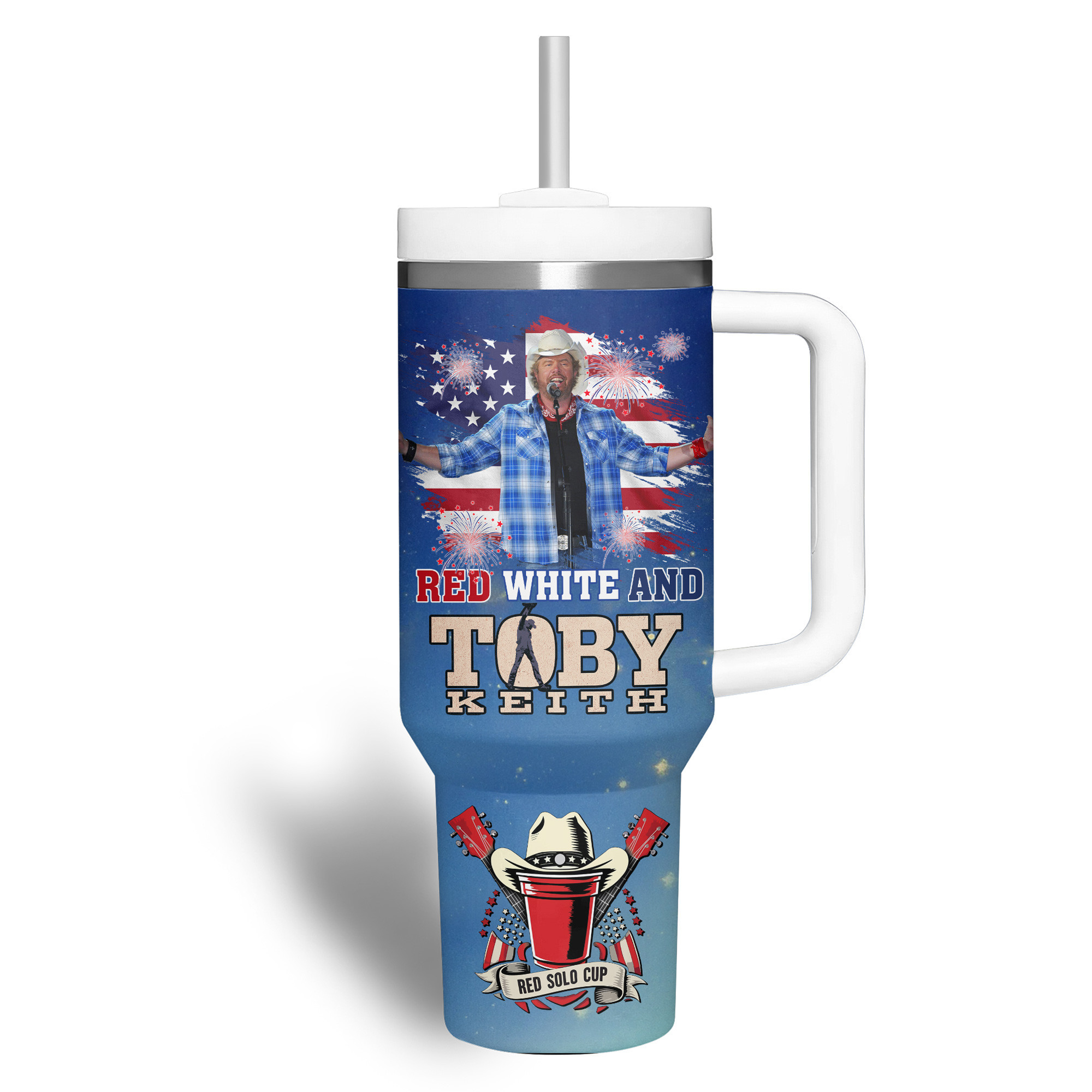 Toby Keith Music Custom Stanley Cup 40 oz 30 oz Tumbler With HandleTVC2301179 - Image 3