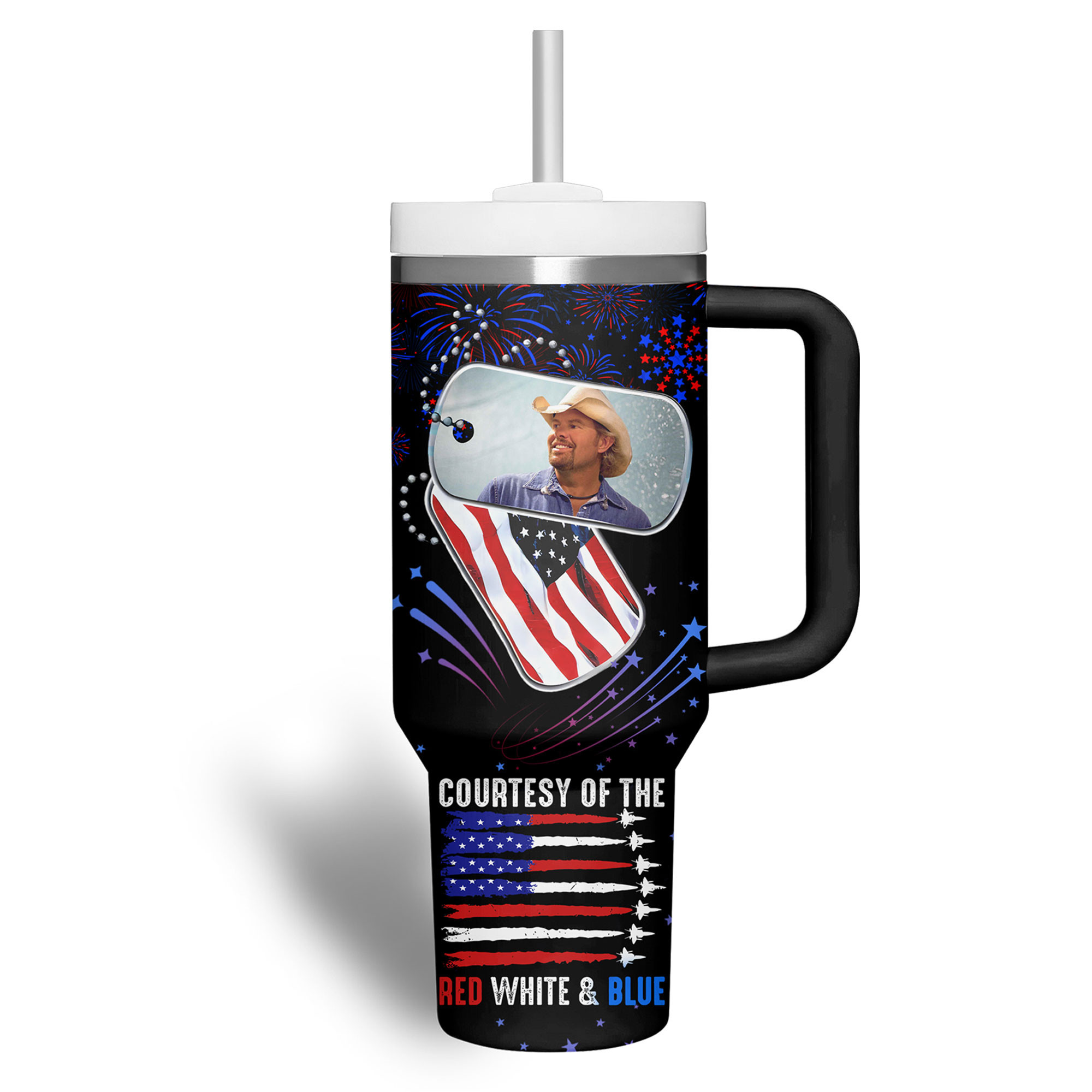 Toby Keith Music Custom Stanley Cup 40 oz 30 oz Tumbler With HandleTVC2301180 - Image 4
