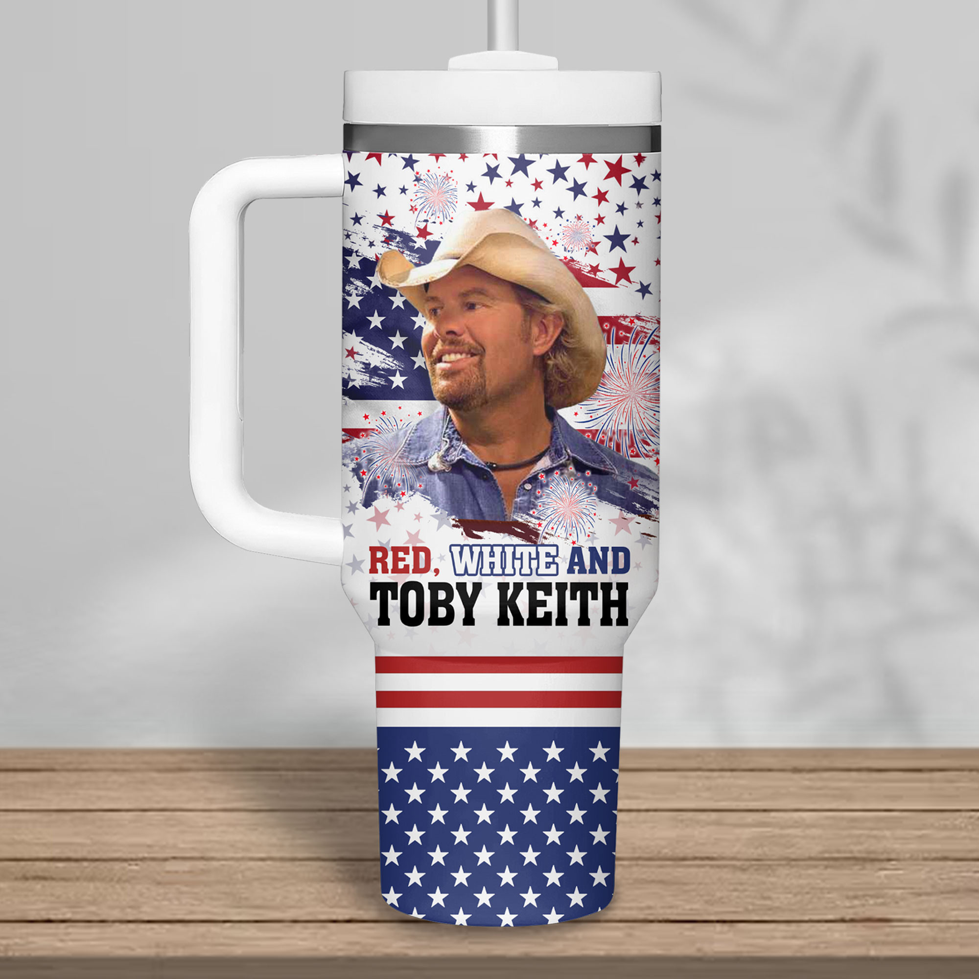 Toby Keith Music Custom Stanley Cup 40 oz 30 oz Tumbler With HandleTVC2301181 - Image 3