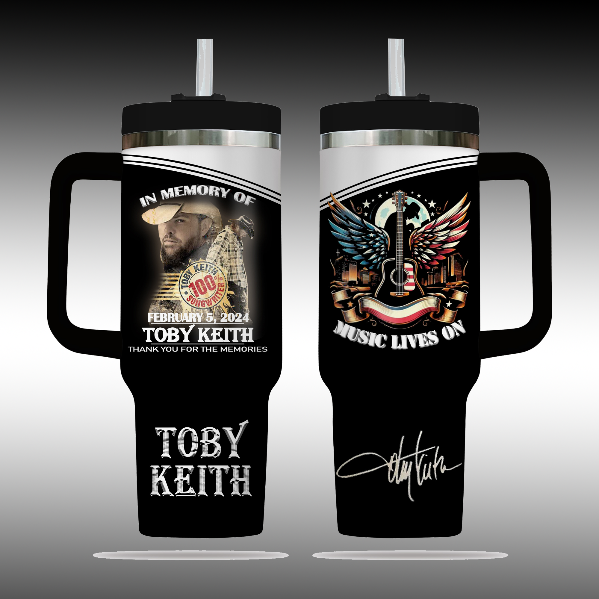 Toby Keith Music Custom Stanley Cup 40 oz 30 oz Tumbler With HandleTVC2301290