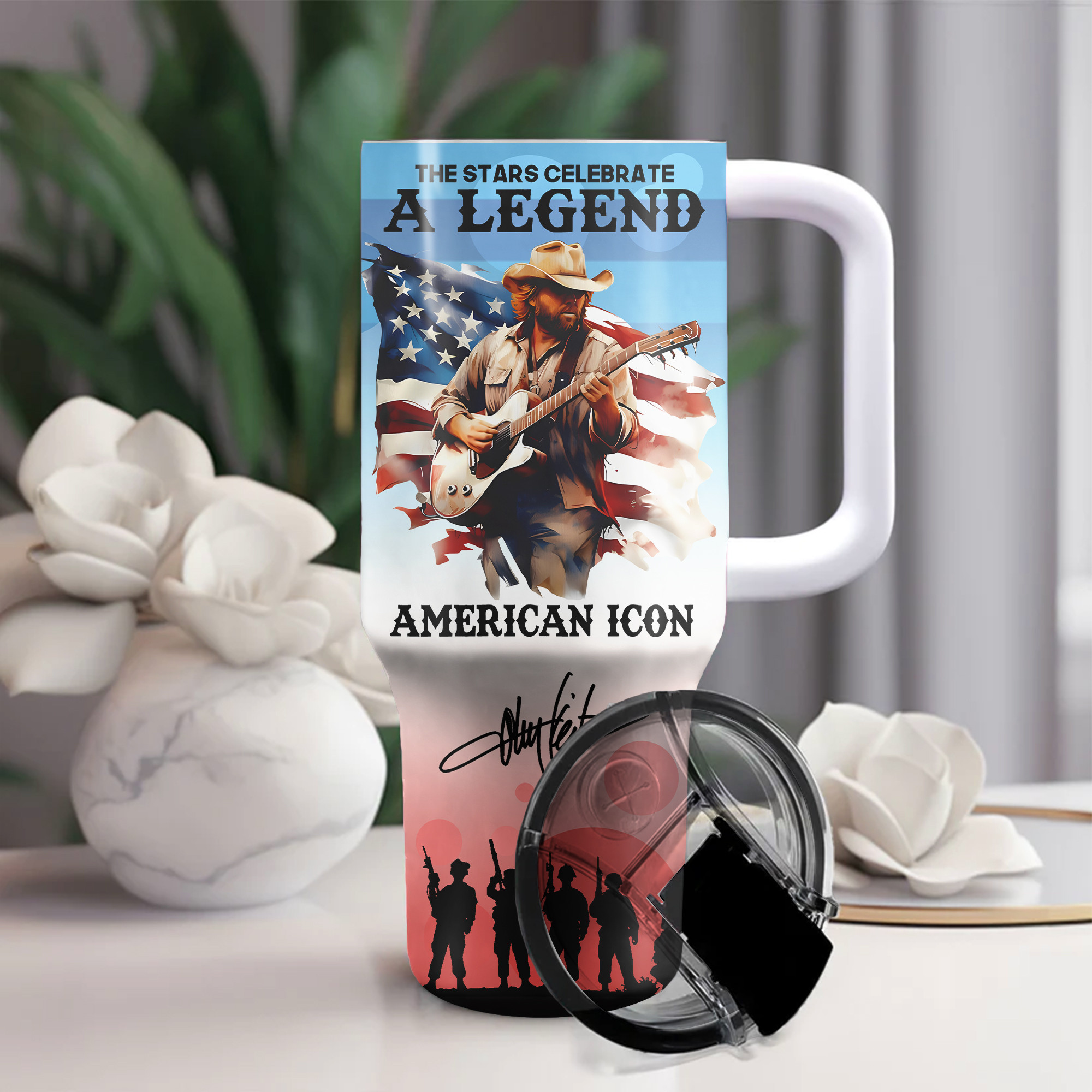 Toby Keith Music Custom Stanley Cup 40 oz 30 oz Tumbler With HandleTVC2301344 - Image 3