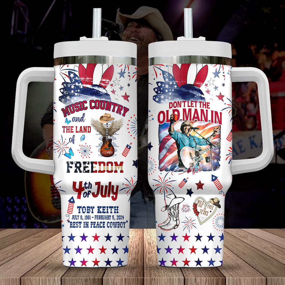Toby Keith Music Custom Stanley Cup 40 oz 30 oz Tumbler With HandleTVC2301712
