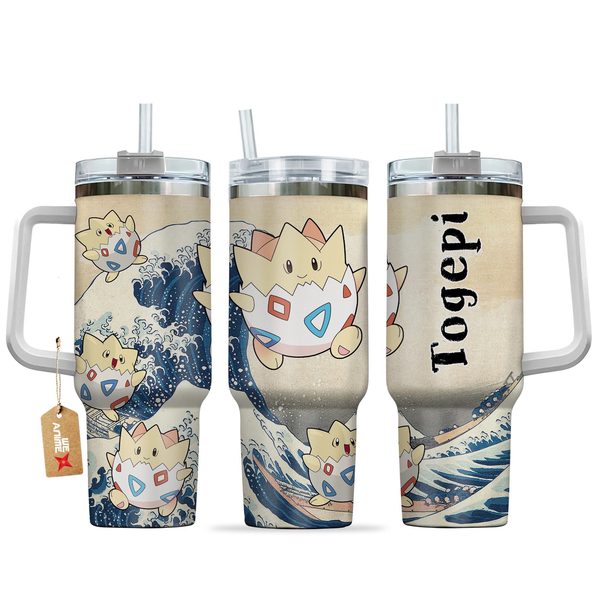 Togepi Pokemon Anime Custom Stanley Cup 40 oz 30 oz Tumbler With HandleTVC2301139