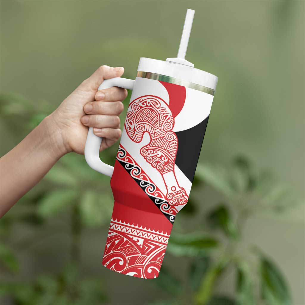 Toitu Te Tiriti Me Te Whakaputanga Maori Wahaika With Haka Face Custom Stanley Cup 40 oz 30 oz Tumbler With HandleTVC2301359 - Image 3