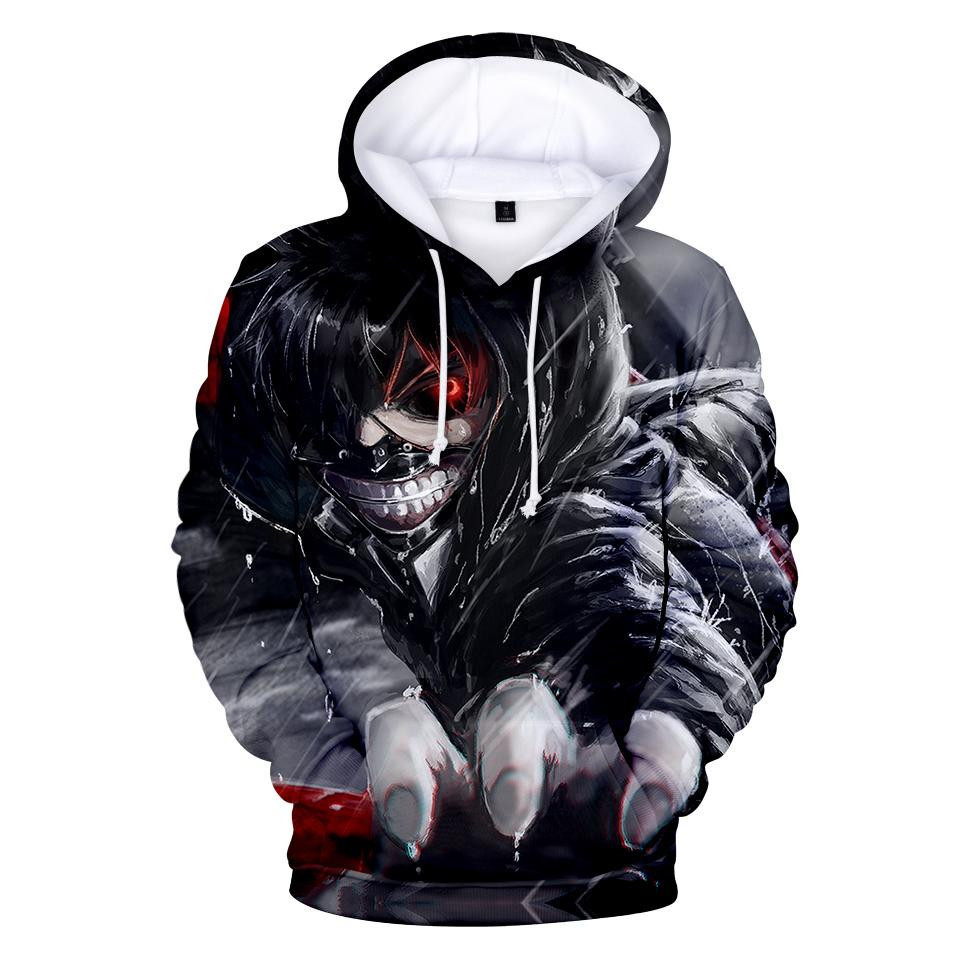 Tokyo Ghoul 3D All Over Print Hoodie, Zip Hoodie