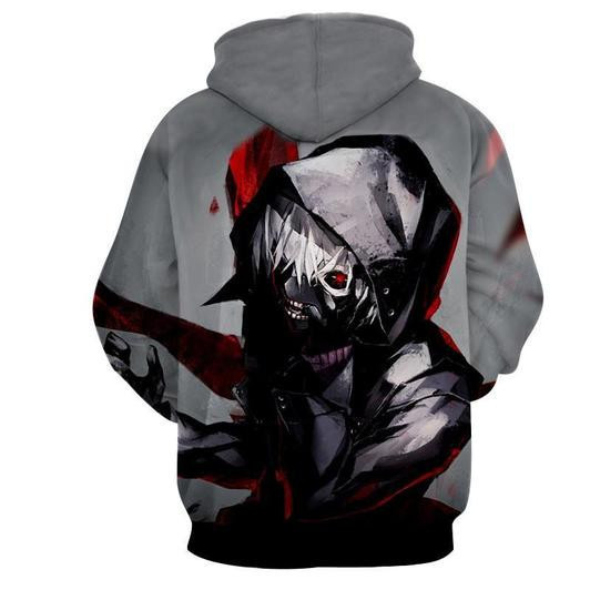 Tokyo Ghoul 3D All Over Print Hoodie, Zip Hoodie