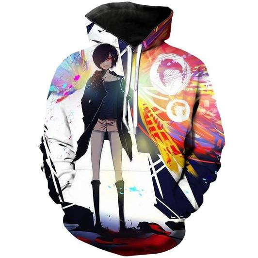 Tokyo Ghoul 3D All Over Print Hoodie, Zip Hoodie
