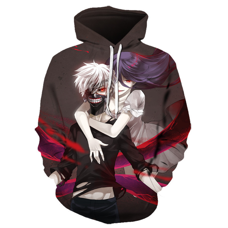 Tokyo Ghoul 3D All Over Print Hoodie, Zip Hoodie