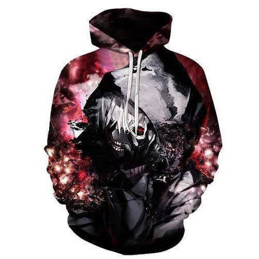 Tokyo Ghoul 3D All Over Print Hoodie, Zip Hoodie