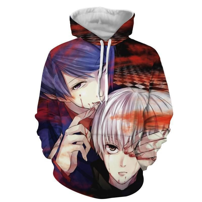 Tokyo Ghoul 3D All Over Print Hoodie, Zip Hoodie
