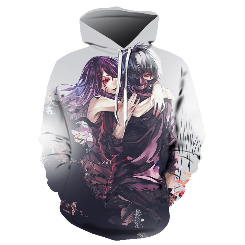 Tokyo Ghoul 3D All Over Print Hoodie, Zip Hoodie
