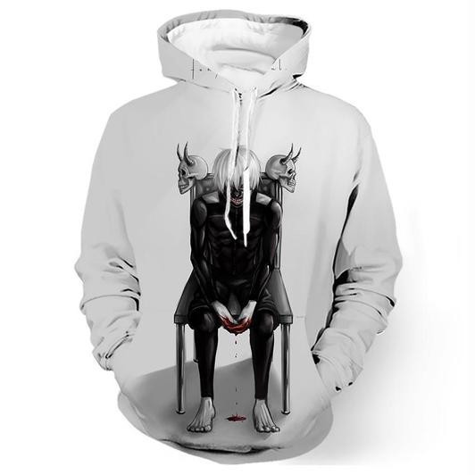 Tokyo Ghoul 3D All Over Print Hoodie, Zip Hoodie