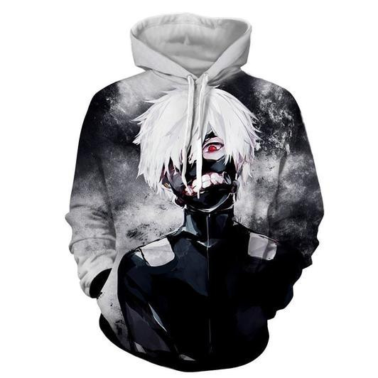 Tokyo Ghoul 3D All Over Print Hoodie, Zip Hoodie