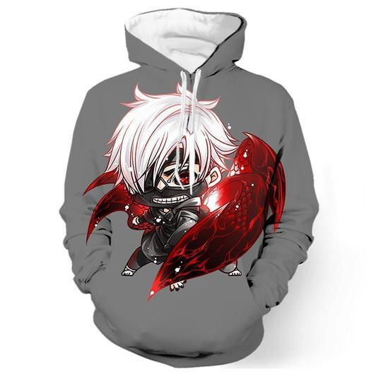 Tokyo Ghoul 3D All Over Print Hoodie, Zip Hoodie