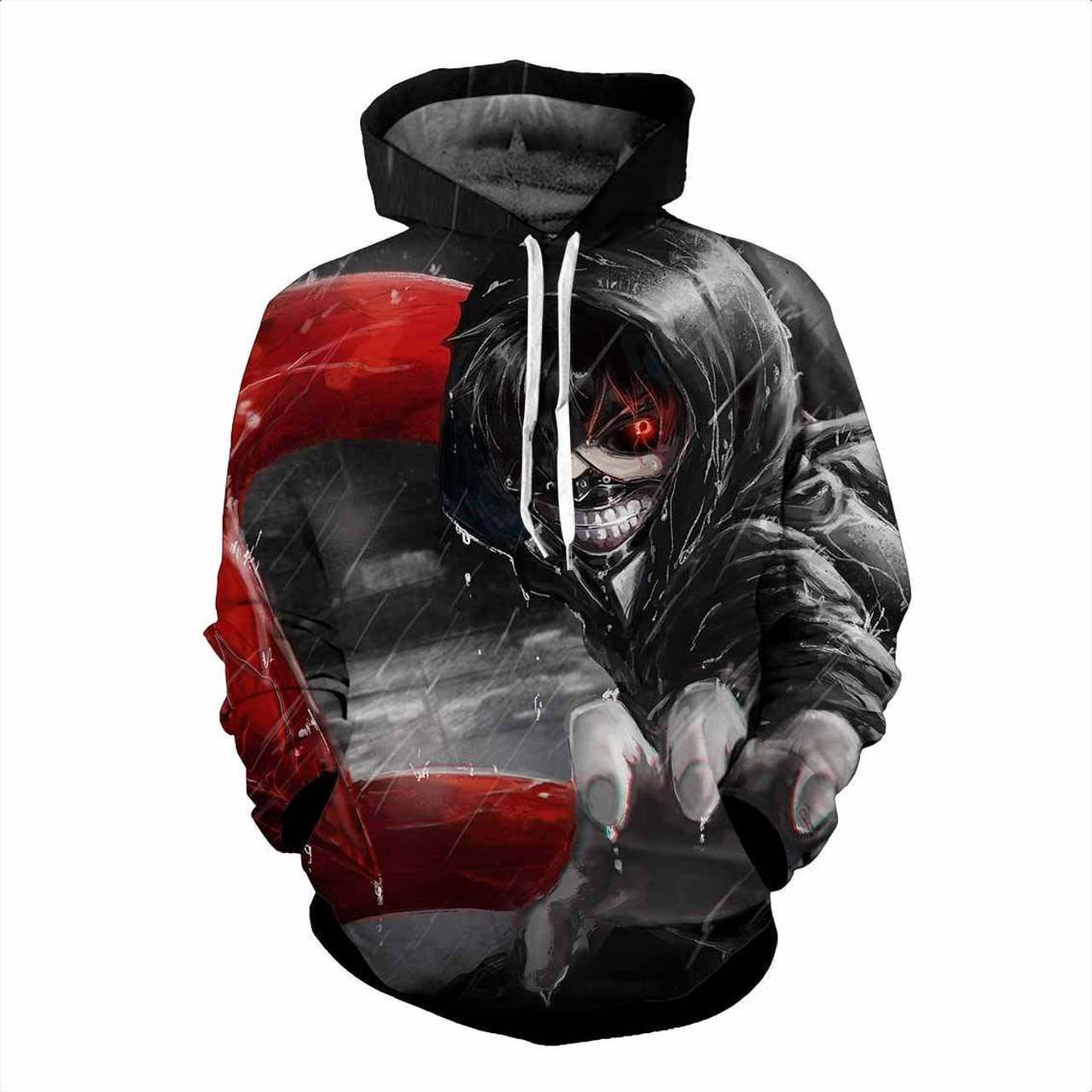 Tokyo Ghoul 3D All Over Print Hoodie, Zip Hoodie