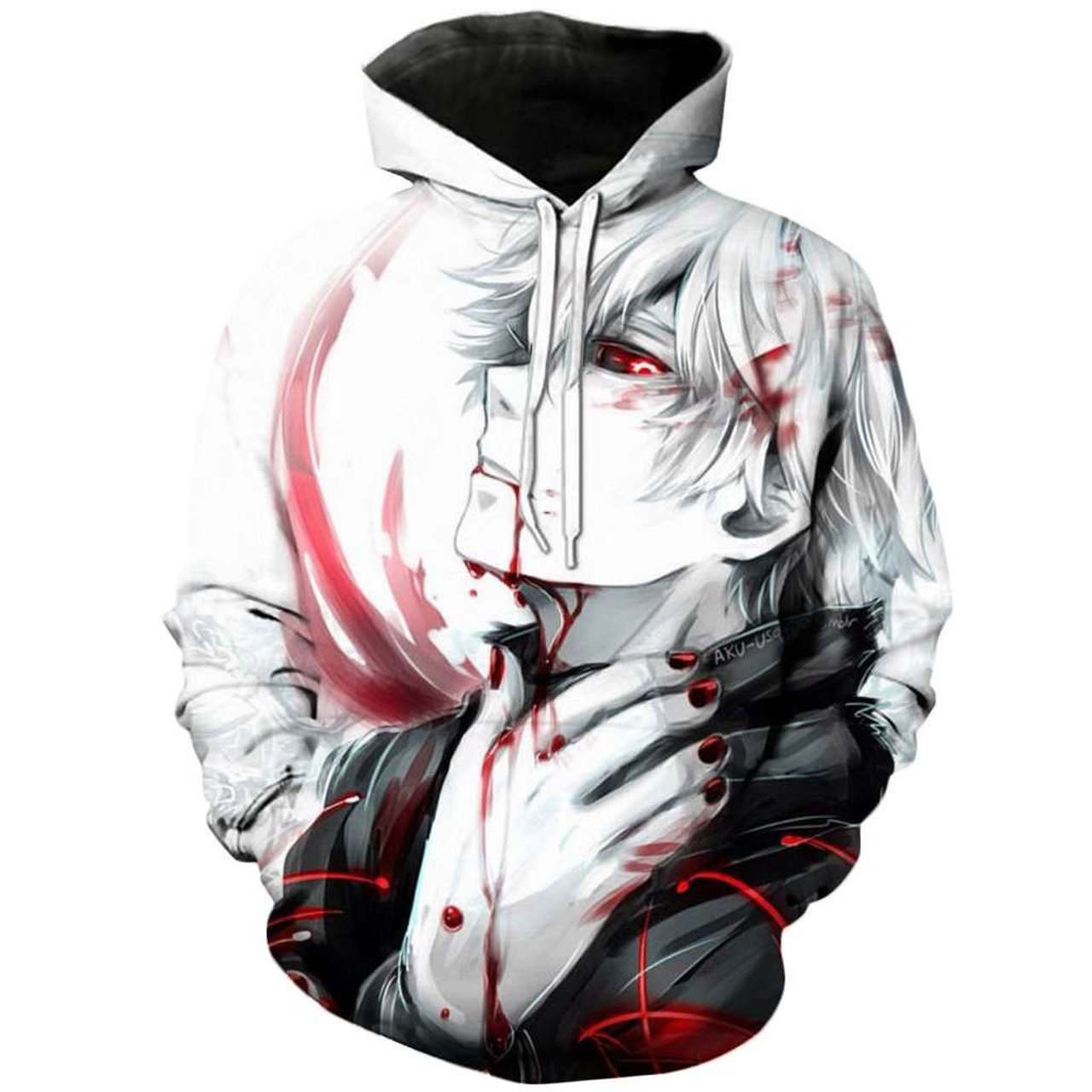 Tokyo Ghoul 3D All Over Print Hoodie, Zip Hoodie