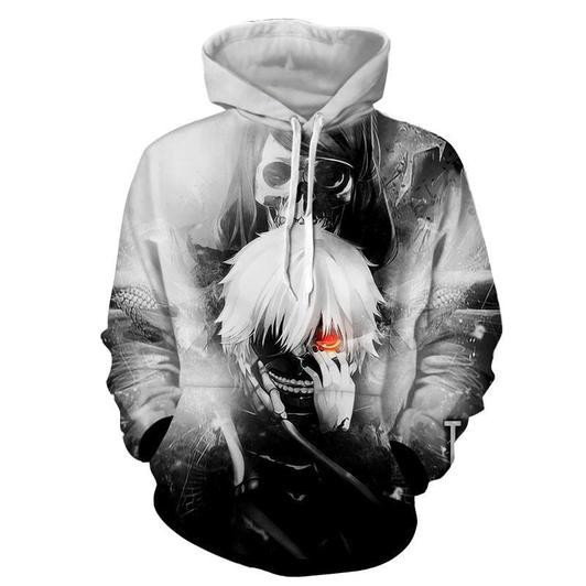 Tokyo Ghoul 3D All Over Print Hoodie, Zip Hoodie