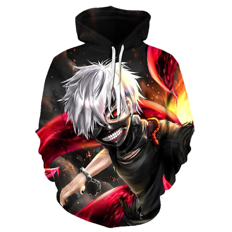 Tokyo Ghoul 3D All Over Print Hoodie, Zip Hoodie