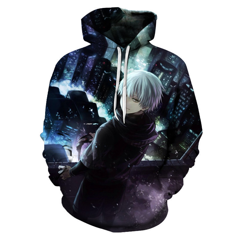 Tokyo Ghoul 3D All Over Print Hoodie, Zip Hoodie